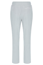 Light grey pants on a white background