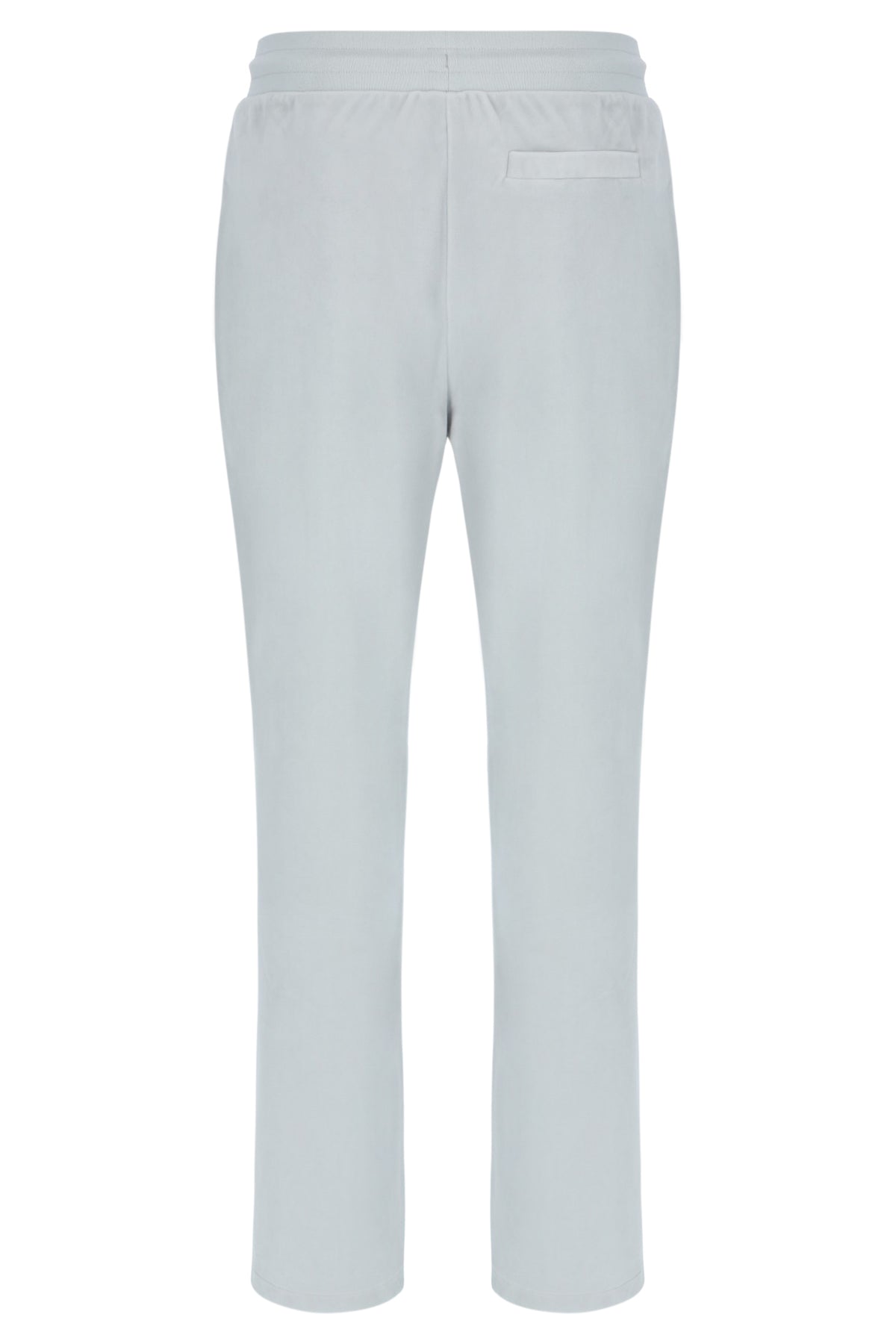 Light grey pants on a white background