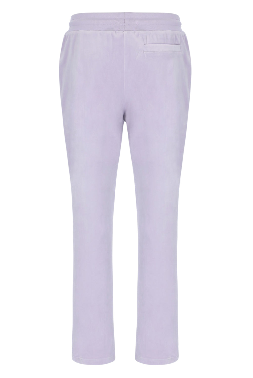 Misty Lilac Fio Velour Straight-Leg Jogger