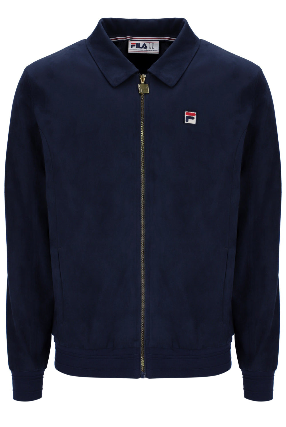 Fila Navy Francesco Suede Jacket