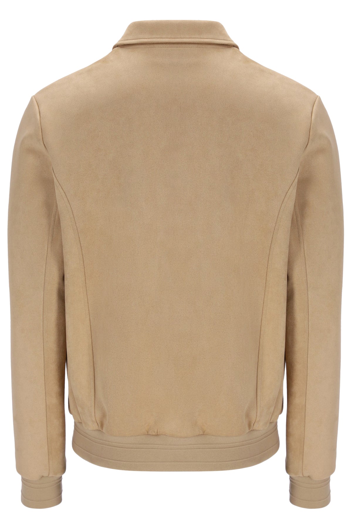 Beige jacket on a white background