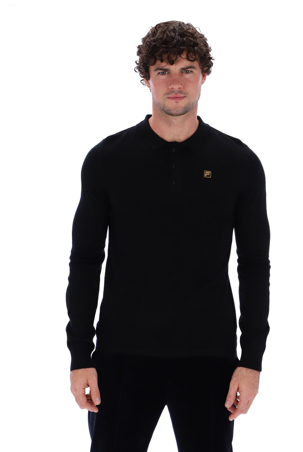 Frank Drop Needle Knit L/S Polo