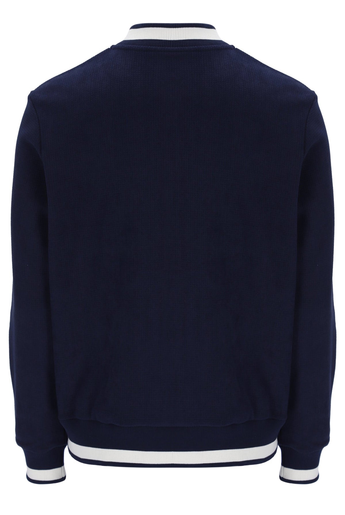 Fila Navy Gabe Waffle Knit Jacket