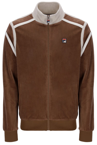 Cappuccino Gabriele Contrast Panel Track Top