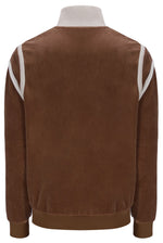Cappuccino Gabriele Contrast Panel Track Top