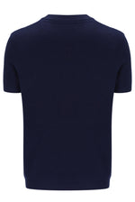 Fila Navy Gerardo Mesh Stripe Knitted Tee