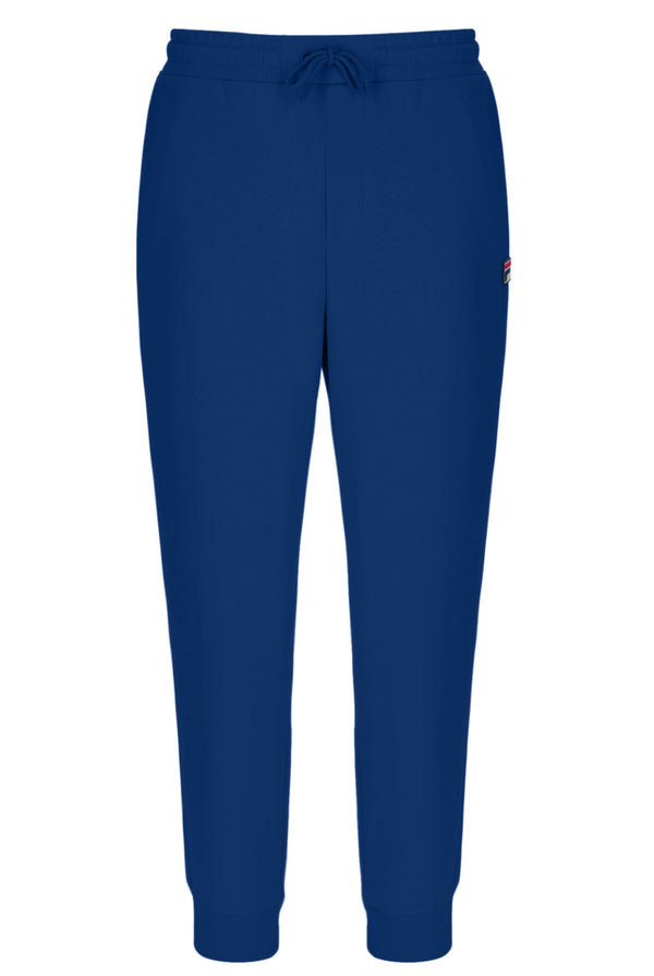 Blue sweatpants on a white background