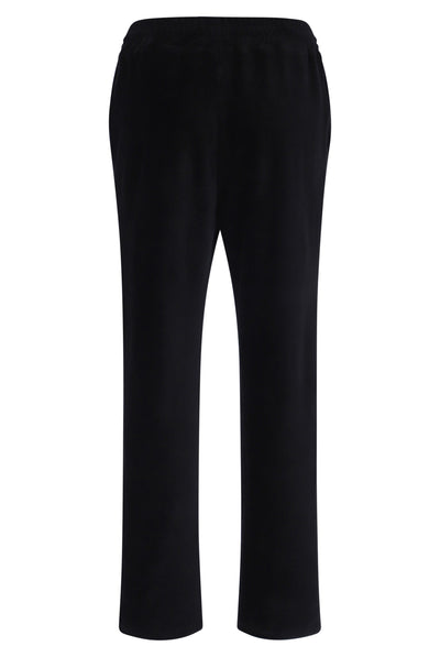 Displays the Black 'FILA' branded Gonz Corduroy Pant