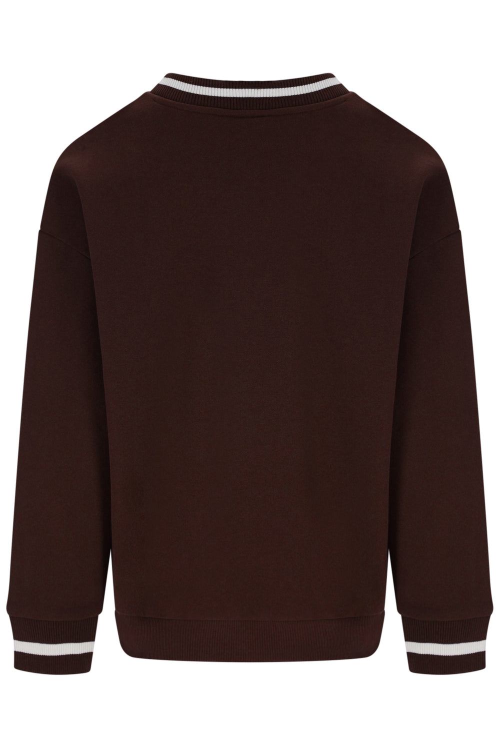 Displays the Fudge 'FILA' branded Grace V Neck Sweater