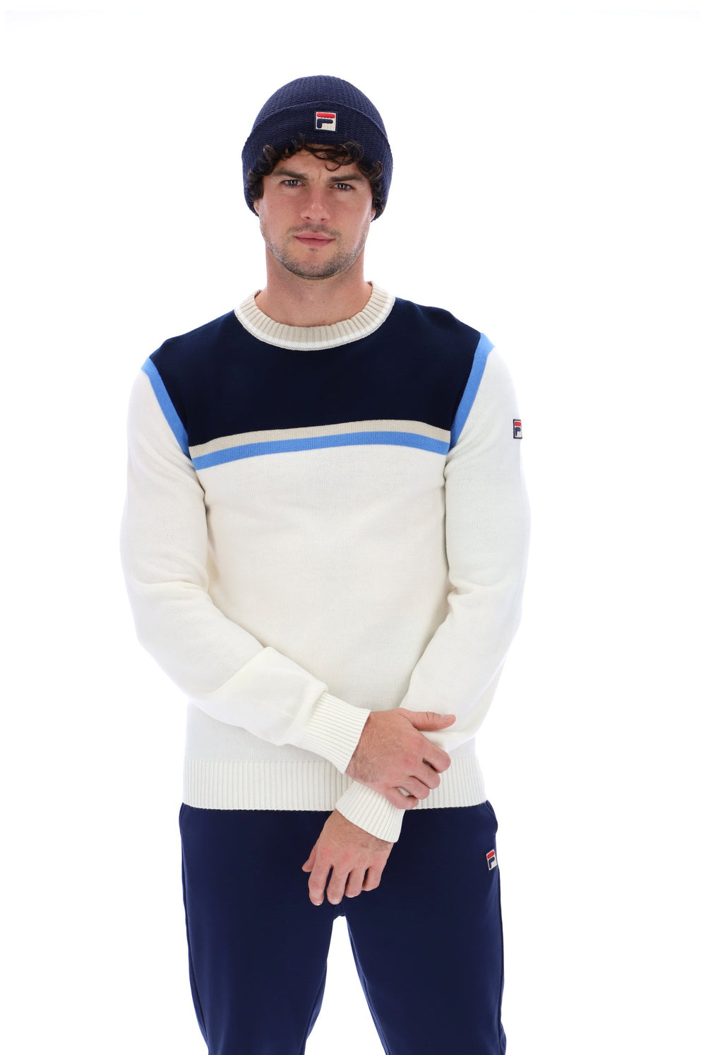 Grayson Stripe Crew Sweater