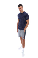 Load image into Gallery viewer, Guilo Striped Collar T-Shirt
