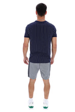 Load image into Gallery viewer, Guilo Striped Collar T-Shirt
