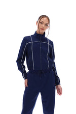 Haiden Cropped Track Top