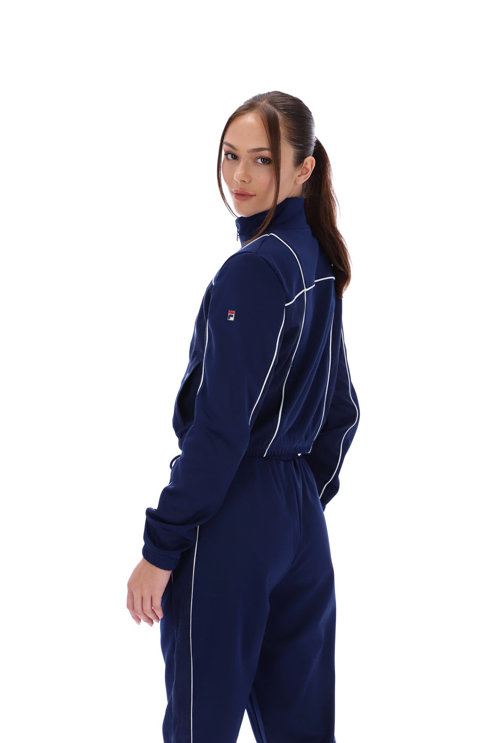 Haiden Cropped Track Top