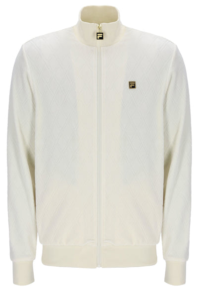 Coconut Milk Hanay Embossed Diamond Jacket