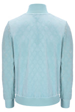 Sterling Blue Hanay Embossed Diamond Jacket