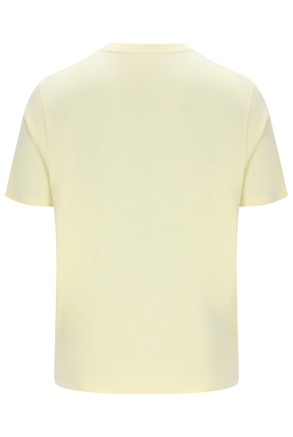 Displays the Double Cream and White 'FILA' branded Hanford T-Shirt