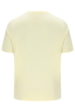 Displays the Double Cream and White 'FILA' branded Hanford T-Shirt
