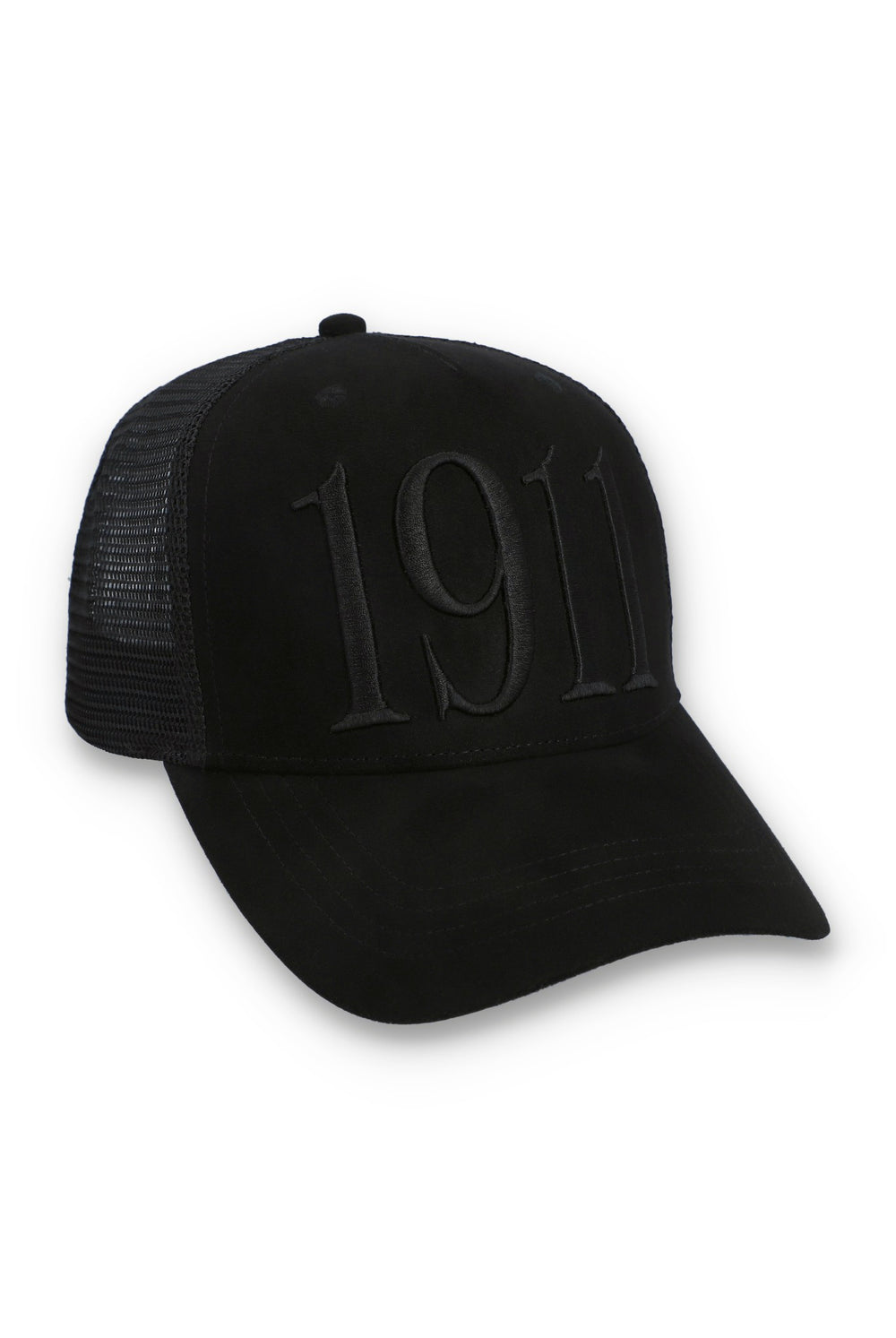 Black Hazza Large 1911 Embroidered Mesh-Back Cap
