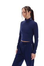 Heidi Cropped Roll Neck Top