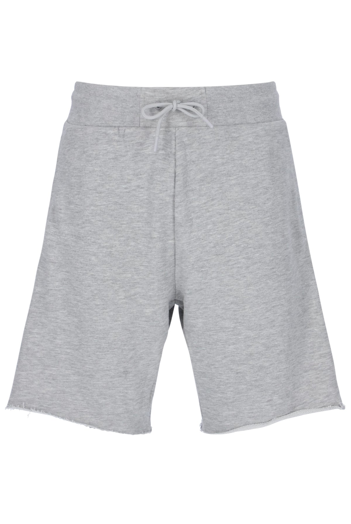 Light Grey Marl Raw Hem Short