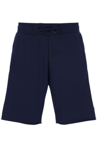 Navy Raw Hem Short