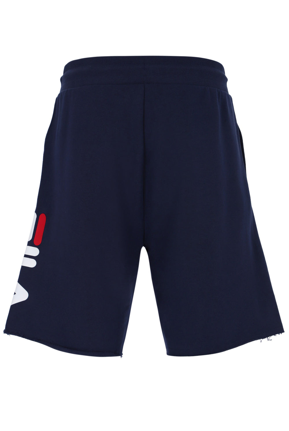 Navy Raw Hem Short
