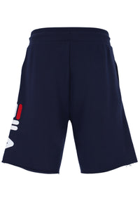 Navy Raw Hem Short