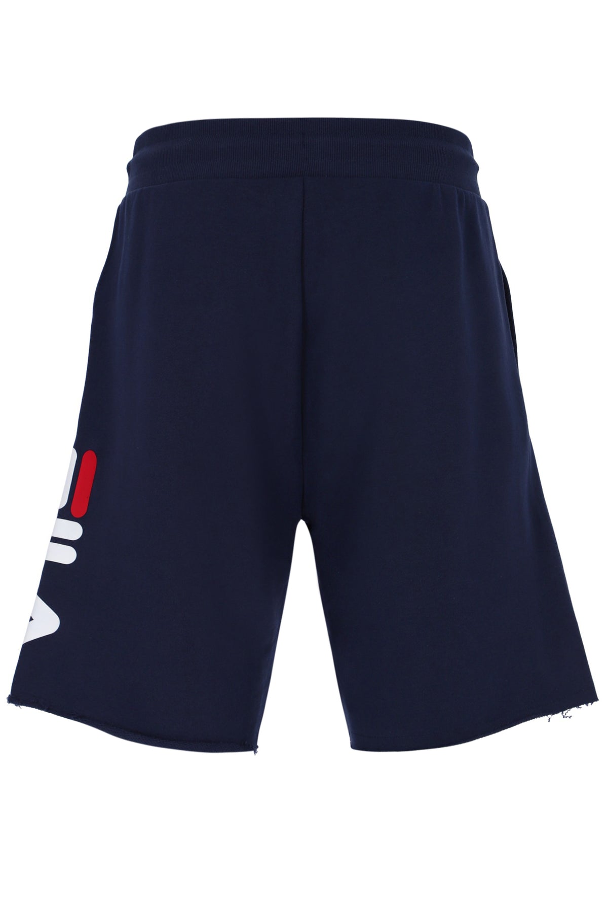 Navy Raw Hem Short