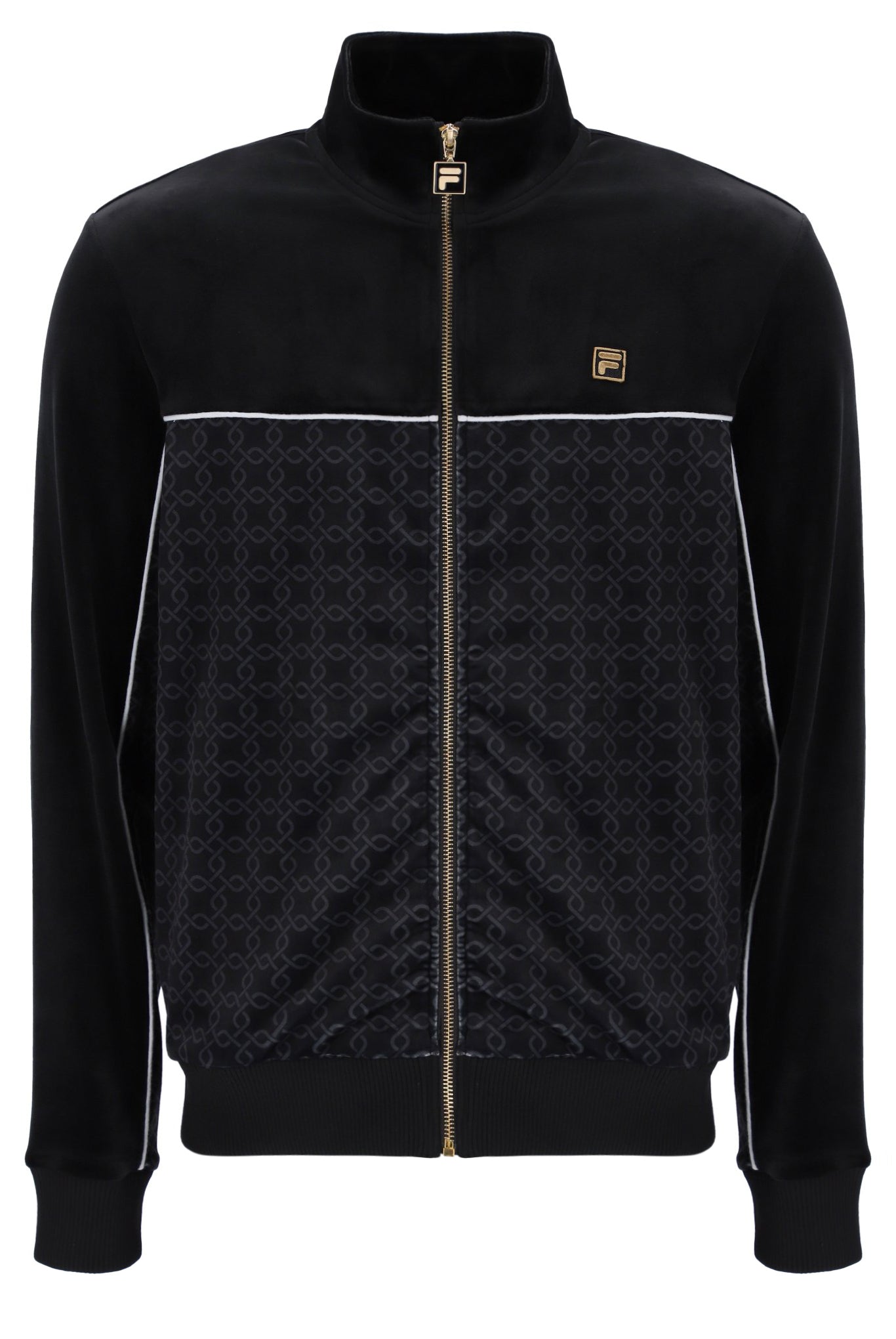 Black Higgans Full Zip Velour Jacket – Fila UK