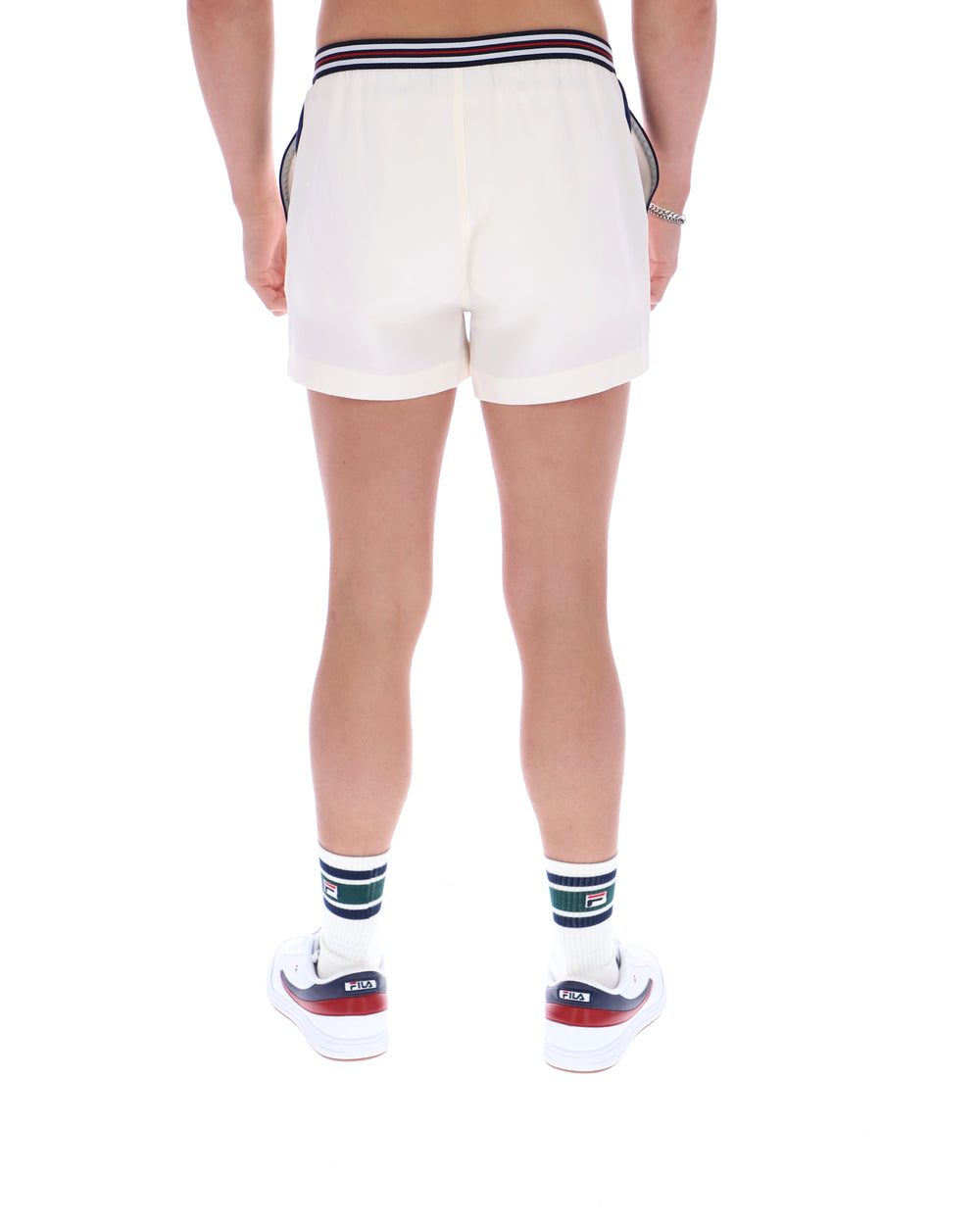 Gardenia High Tide Terry Pocket Stripe Shorts