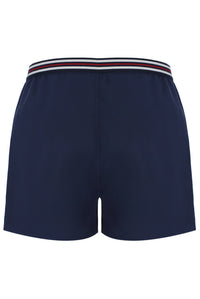 Fila Navy High Tide Terry Pocket Stripe Shorts
