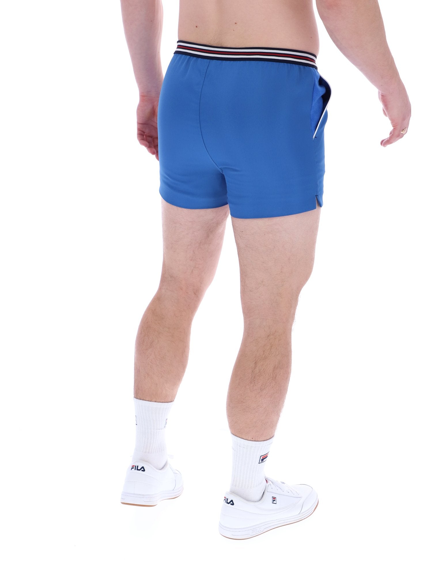 【U LAN】Original track line shorts Newline MEN CORE SPLIT SHORTS - BLACK | newlinesport.com