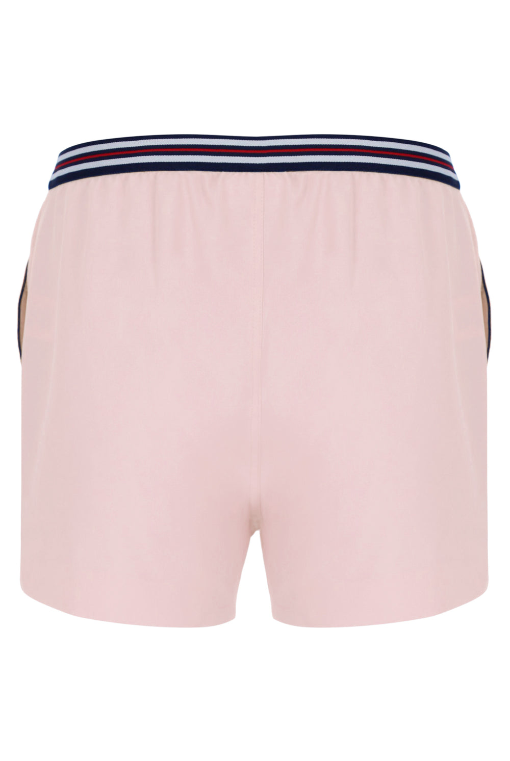 Pale Pink High Tide Terry Pocket Stripe Shorts