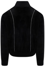 Displays the Black 'FILA' branded Honey Velour Tank Top