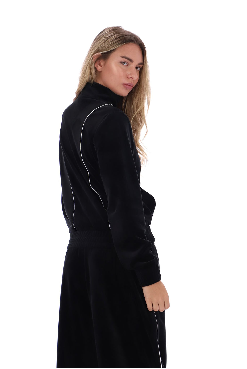 Black Honey Velour Track Top