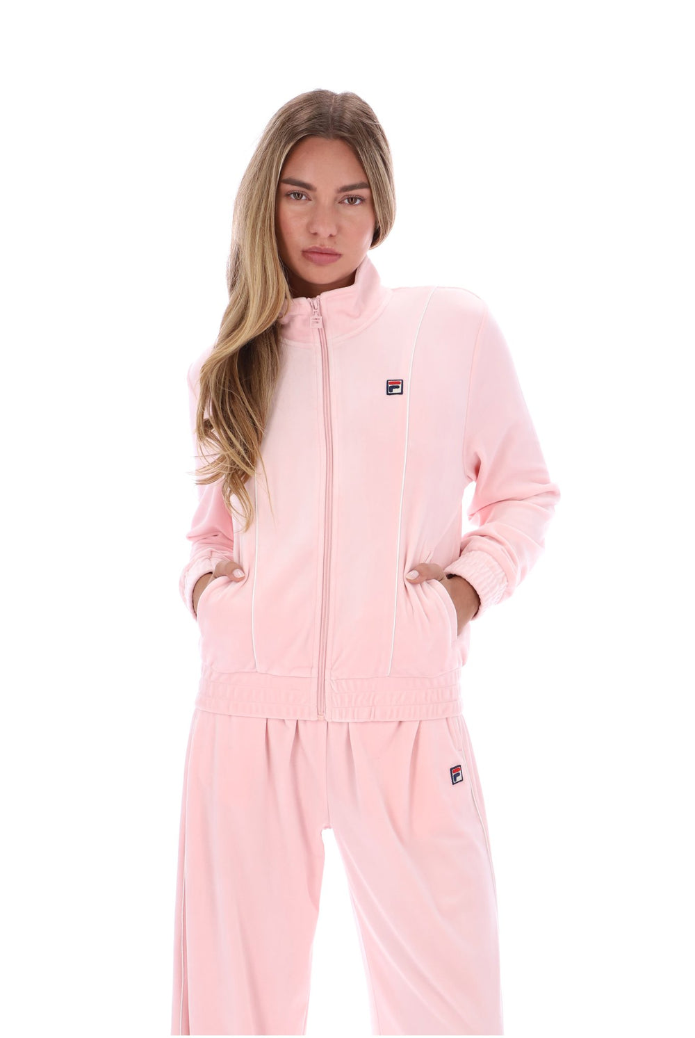Pale Lilac Honey Velour Track Top