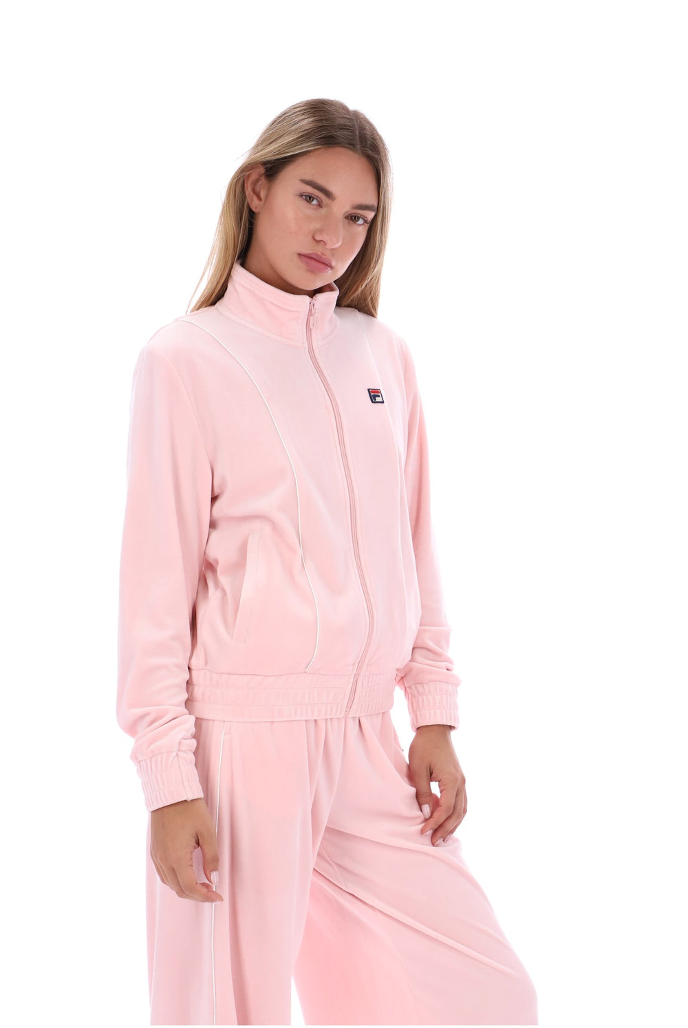 Pale Lilac Honey Velour Track Top