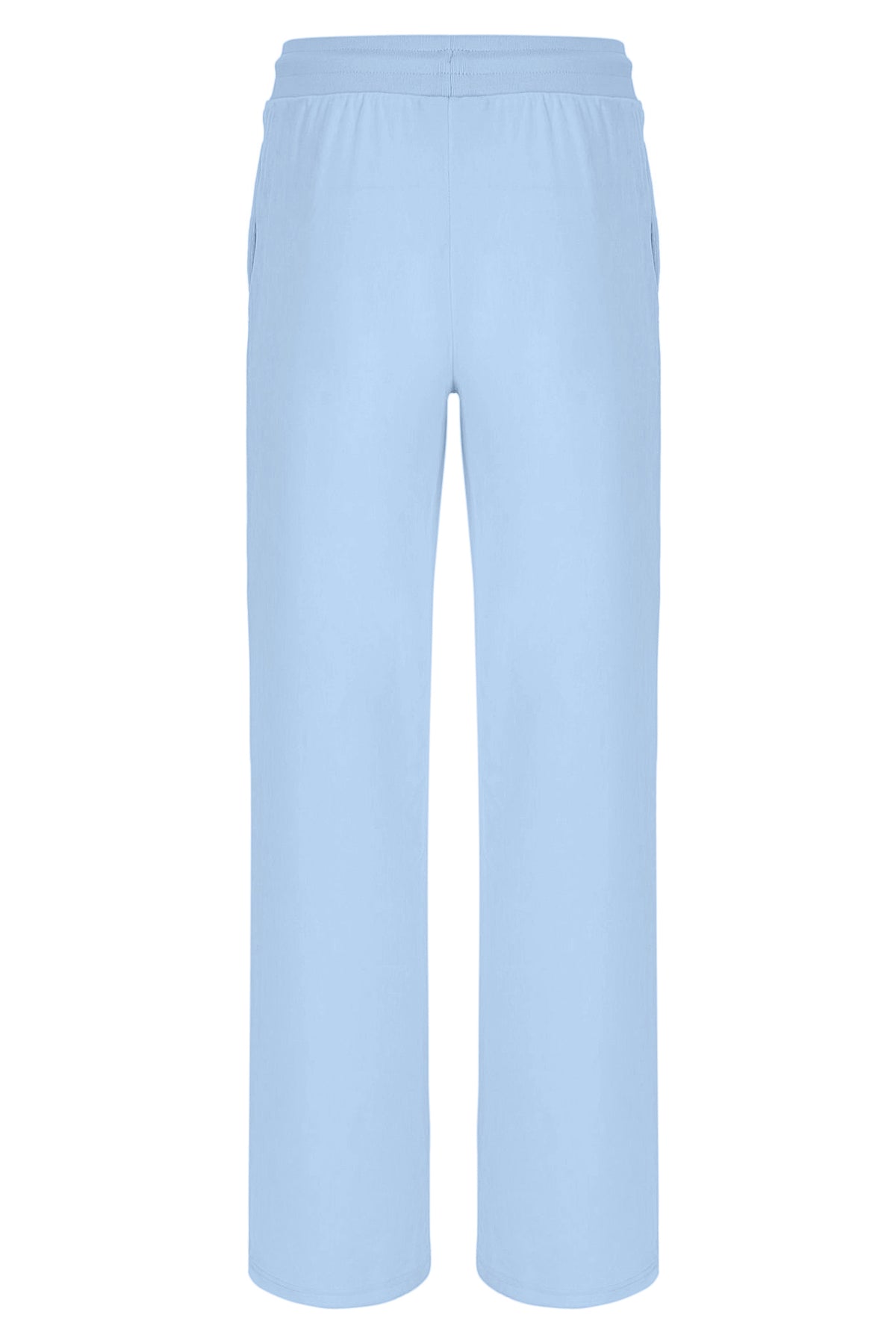 Light blue pants on a white background