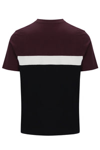 Displays the Fudge 'FILA' branded Jakub Colourblock T-Shirt