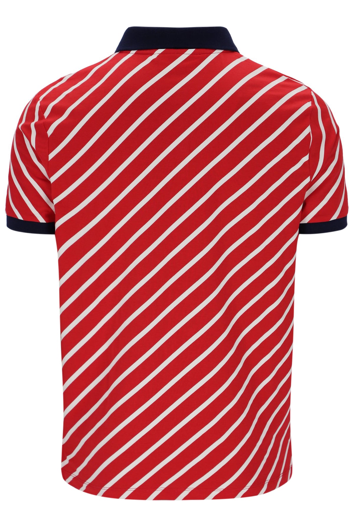 Fila Red Jaye Diagonal Stripe Polo