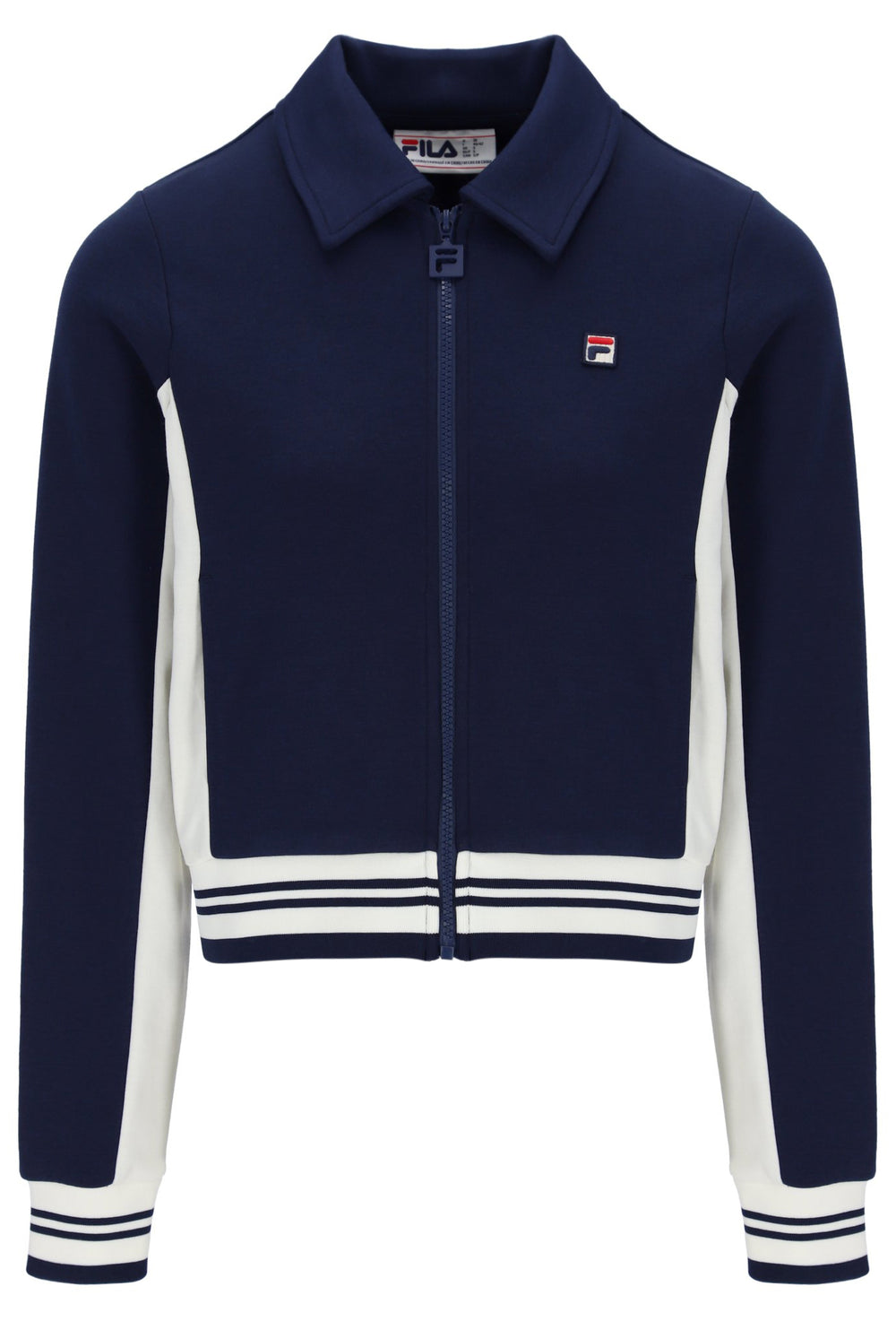 Jelena Cropped Zip Up Track Top