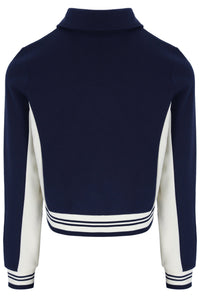 Jelena Cropped Zip Up Track Top