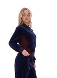 Fila Navy Jenesis Baseball Zip Up Track Top