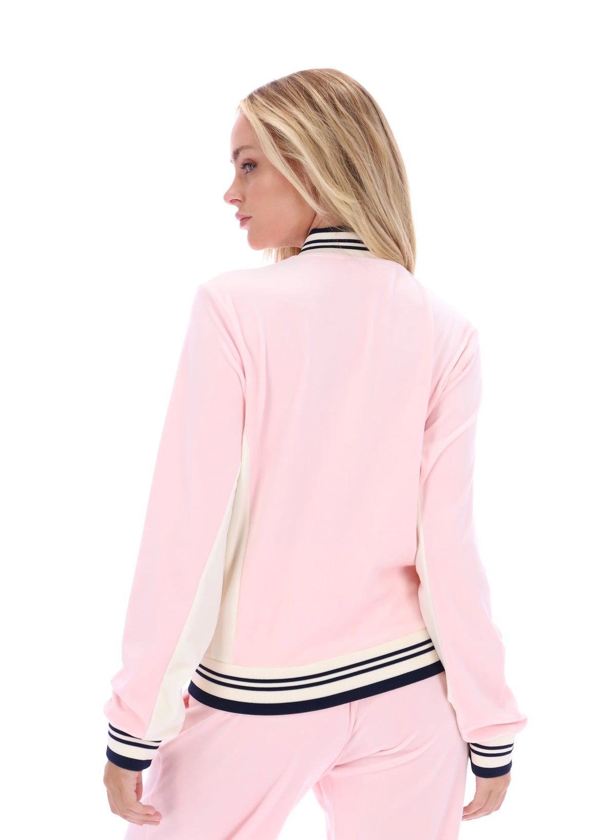 Pinkaboo Jenesis Baseball Zip Up Track Top