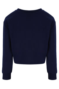 Fila Navy Jorie Wide Crew Neck Sweatshirt