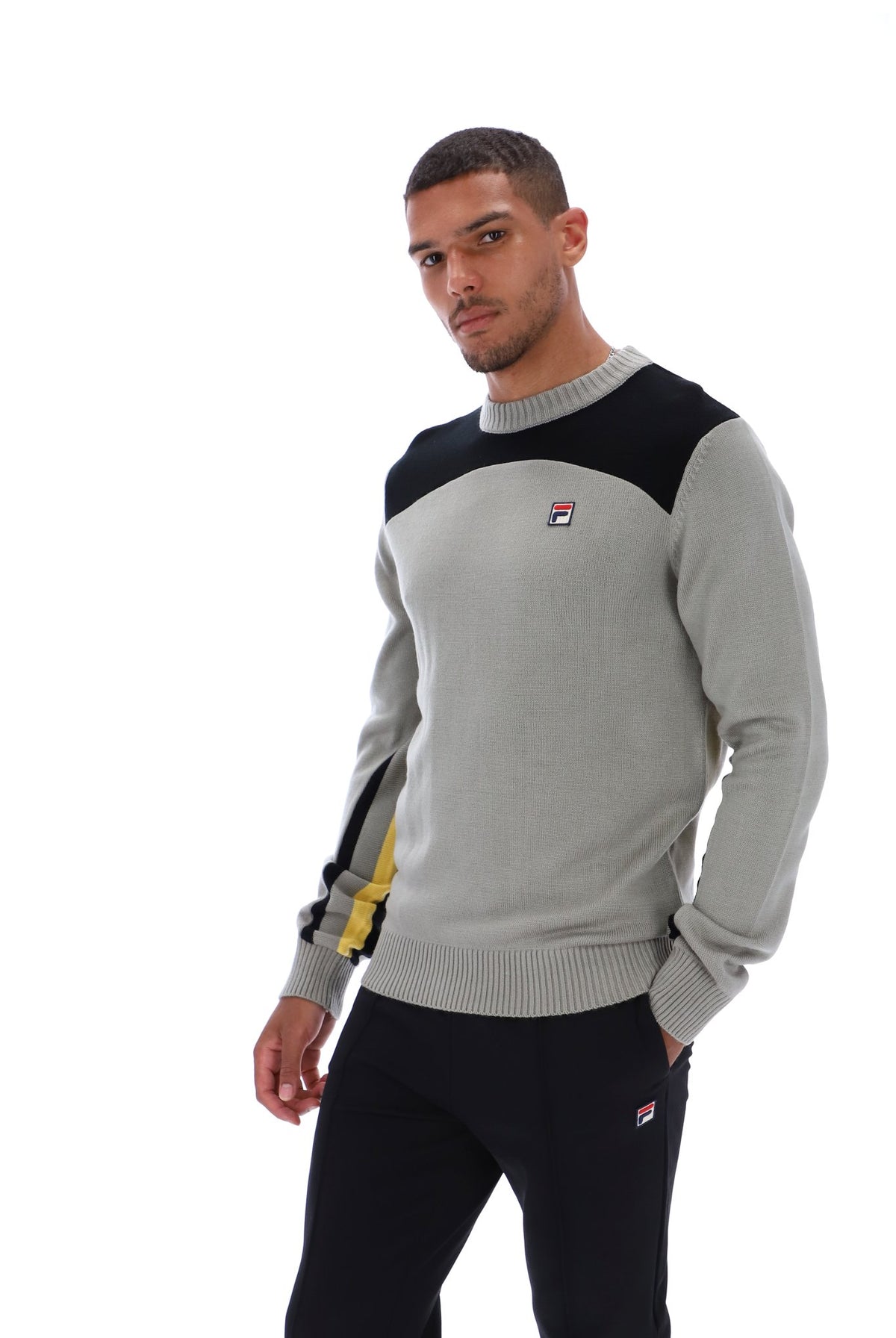 Josh Colour Block Crew Sweatshirt