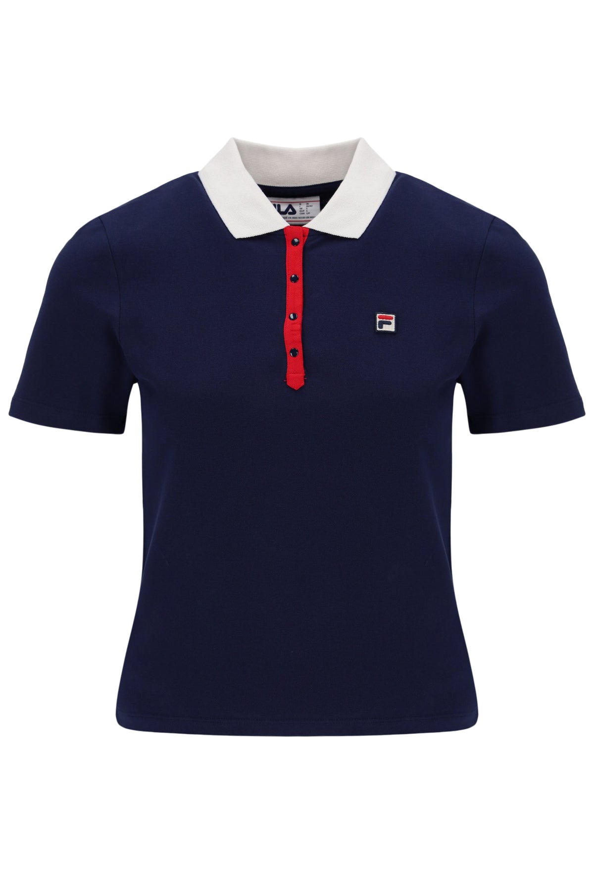 Fila Navy Juno Fitted Iconic Polo