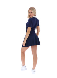 Fila Navy Juno Fitted Iconic Polo