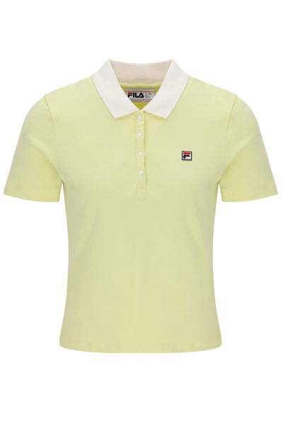 Wax Yellow Juno Fitted Iconic Polo